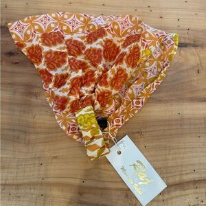 Raj Orange and Yellow Hair Scarf